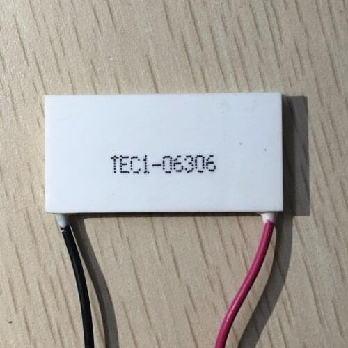 Fast Free Ship 2PCS New Rectangle Semiconductor Thermoelectric Cooler TEC1-06306 20*40*3.5mm for Cosmetic Instrument TE Cooler