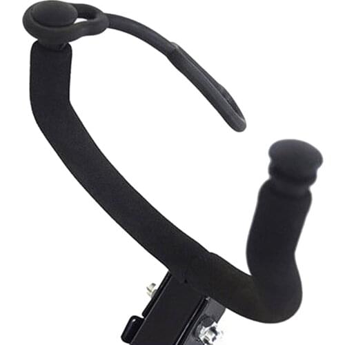 Durable Sax Tripod Floor Stand Holder Black for Tenor Saxophone Accessory