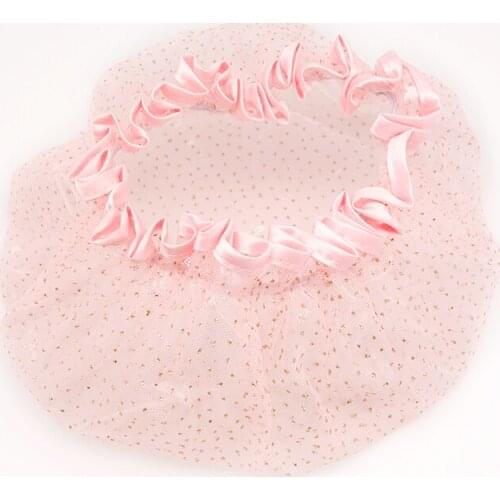 Shower cap for women hat for baths hat with elastic band spa cap Protective cap hair accessories Dukan Brand Whole Sale