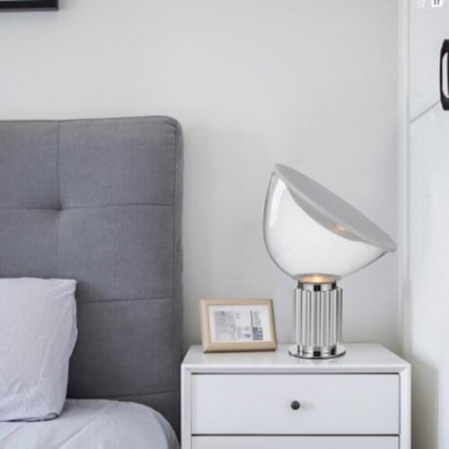 Modern Glass Led Table Light Nordic Simple Study Living Room Reading Table Lamps Bedroom Bedside Desk Lighting Decorate Fixtures