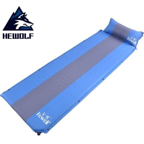 Hewolf 200*65*4CM Single Person Comfortable Can Be Spliced Air Bed Inflatable Mat Camping Bed Inflatable Mattress