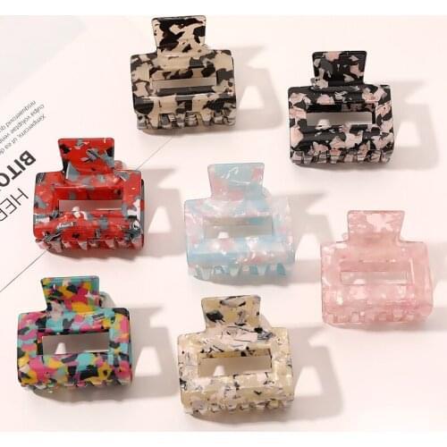 Hairpin Matte Hair Claw Geometric Hair Crab Hair Accessories Cross Hair Claw Acetate Hair Claw Hair Claw Clip Hair Clip