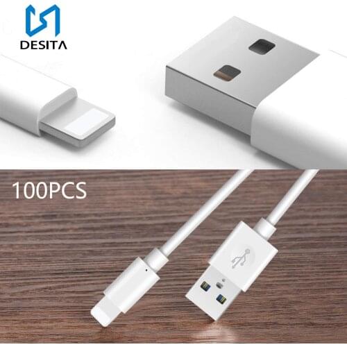 100 Pack For Foxcom USB Cable Replace for iPhone 12 11X 10 8 7 6 iOS 11.3 Charger Charging Replace And above