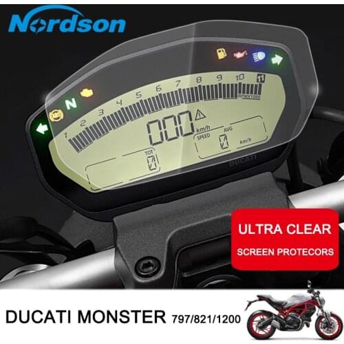 Nordson Motorcycle Cluster Scratch Cluster Screen Protection Film Protector for DUCATI MONSTER 797 821 1200