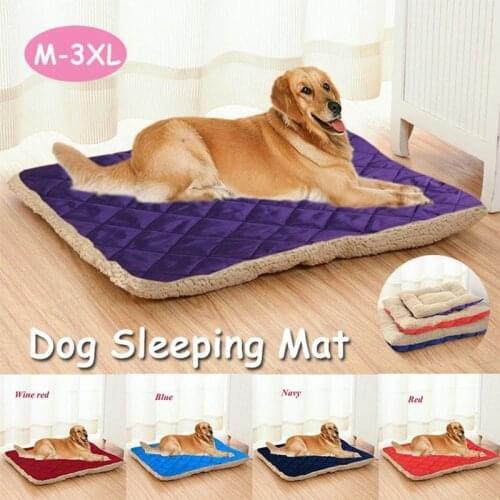 1PC Fashion Pet Dog Bed M-3XL For Large Dogs Small Dogs Cats Puppy Cushion Cat Bed Soft Plush Dog Sleeping Mat