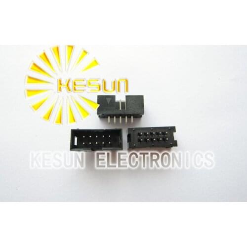 100PCS/LOT DC3-10P 2.54mm 10P 10Pin Straight Male Box Header