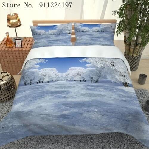 2021 New Product Home Textile Snow White Duvet Cover Bed Sheet Simple 2/3Pcs Single Double Bed Linen Kids Adults Bedding Sets