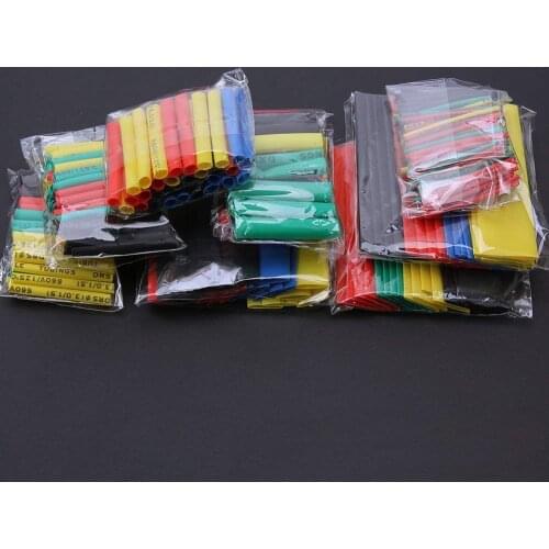Shrinking 328Pcs Insulation Sleeving Thermal Casing Car Electrical Cable Tube kits Heat Shrink Tube Tubing Wrap Sleeve Assorted