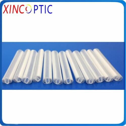 40mm 4cores Single Ribbon Fiber Optic Shrinkable Protective Sleeve with Dual Ceramic Tube,4Fiber Splice Protection Sleeve