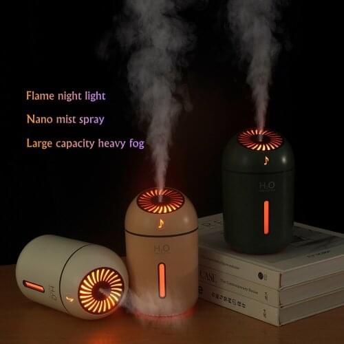 500ml Office Desktop Air Humidifier USB Aromatherapy Essential Oil Diffuser with LED Lamp Mini Ultrasonic Aroma Humidificador