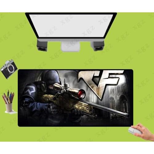 XGZ Large Gaming Lockedge Non-slip Game Mouse Mat for Laptop Keyboard Pad Desk Mat for CSGO Gun Notebook Gamer Mousepad