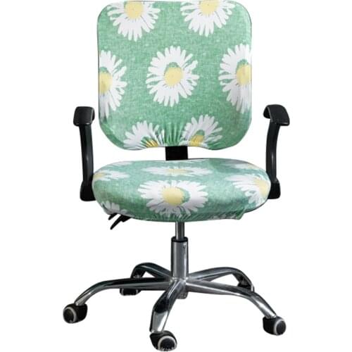 Household Computer Office Chair Cover Protective Stretchable Universal Chair Covers Stretch Rotating Slipcover