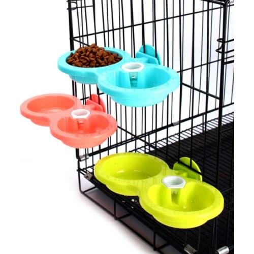 Pet Hanging Bowl Detachable Pet Dog Drink Food Feeder Cup Feeding Bathing Tools Rabbit Feeder Feeding Supplies