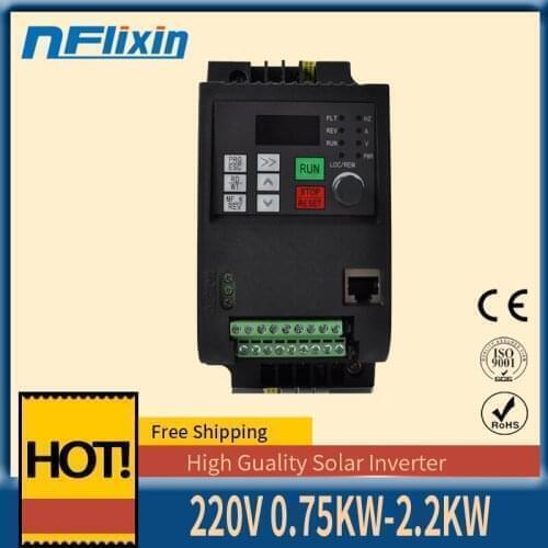 Solar Pump 0.75kw/1.5kw/ 2.2kw 220v Inverter Frequency Inverters For Submersible Motors And Pumps