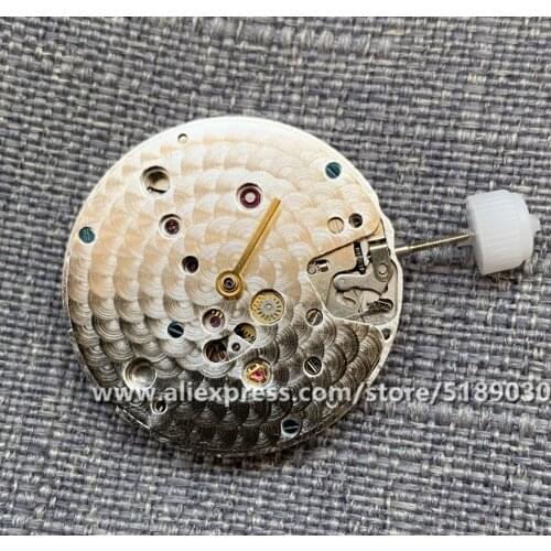 China 3130 Movement Automatic Mechanical Movement Men Watch Movement Blue balance No date 114060