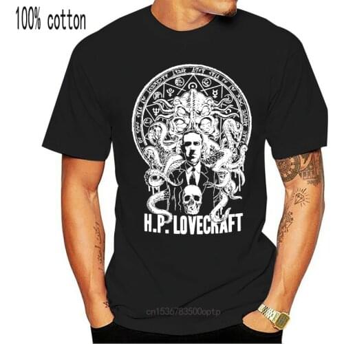 New Shirt Maker O Neck H P Lovecraft Short Sleeve Compression T Shirts For Men 032834