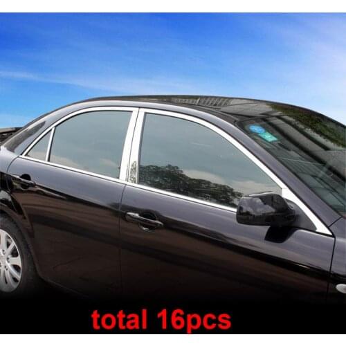 16pcs for mazda 6 2003-2012 Car window Trim Stainless steel decorate