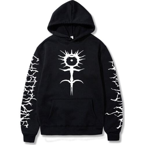 Popular Rapper European and American New Product Hot-selling Hot-selling Ghostemane Hot-printed Hip-hop Hooded Warm Jacket