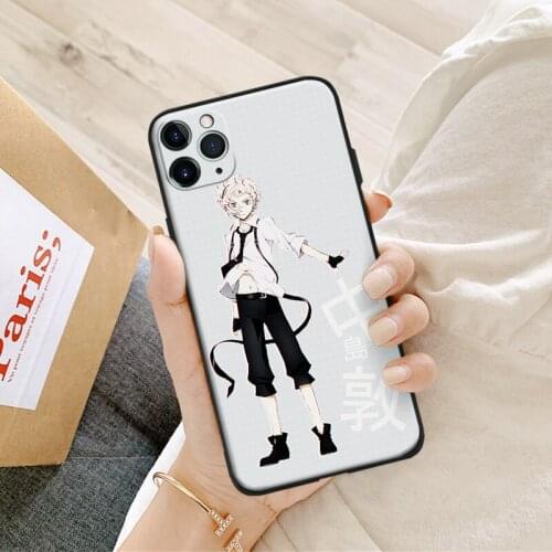 Nakajima atsushi manga anime silicone Phone Case FOR iPhone Se 6 6s 7 8 Plus X Xr Xs 11 12 Mini Pro Max Glass Cover Shell