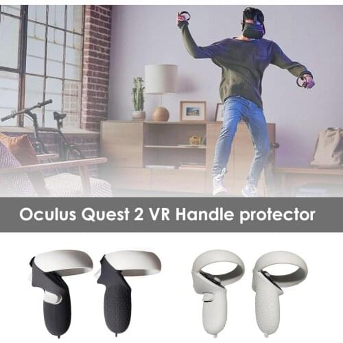 Silicone Protective Sleeve For Oculus Quest 2 VR Controller Protection Cover Handle Grip Cover For Oculus Quest2 VR Accessories