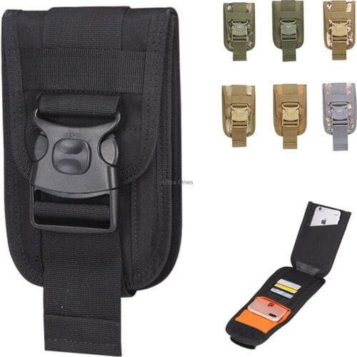 Tactical Phone Pouch Bag Molle Mobile Phone Hunting Hiking Climbing Mountain Bag Pouches Fishing Army Cs Military Belt Bags