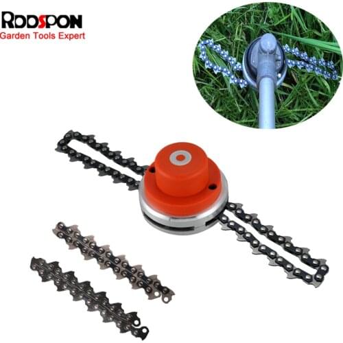 Universal Trimmer Head Chain Brushcutter Garden Grass Trimmer with Thickening Chain for Lawn Mower Garden Tools Part