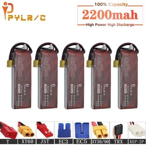High Rate 11.1v 2200mAh Lipo Battery For RC Helicopter Parts 3s Lithium battery 11.1v 45C RC Cars Airplanes Drone Battery T/XT60