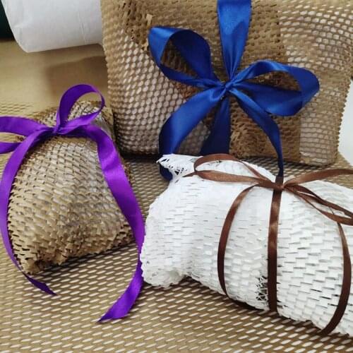 Protective Paper Cushioning Wrap Flower Wrapping Paper 50 Sheets 25x30cm Honeycomb Sheet Recyclable Honeycomb