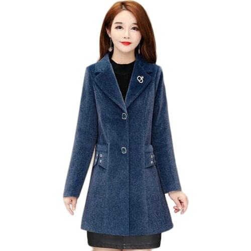 NEW Trending ProductsYouth Clothing Fur Coat Elegant Women Blazer Spring/Autumn Imitate Mink Cashmere Jacket High Quality 2027