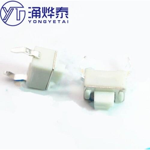 3*6*5-pin DIP socket board feet touch of a button 3*6*5.0MM white switch Hot wholesale free shipping
