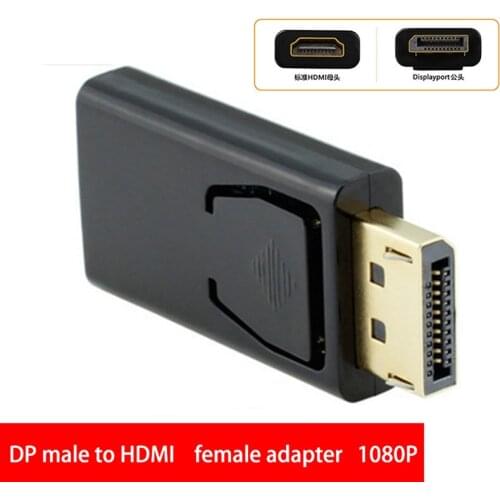 4K DisplayPort to HDMI-compatible Adapter Converter Display Port Male DP to Female HD TV Cable Adapter Video Audio For PC TV