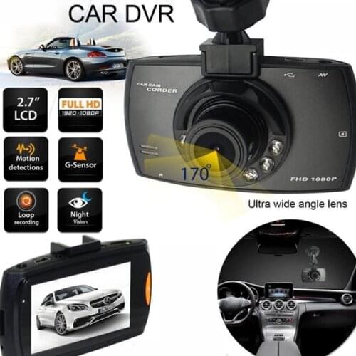 G30 Car DVR Dash Camera Rear View Dual Lens Video Recorder 1080P HD 2.7" Loop Recording Night Vision G-sensor Dash Cam Registrar