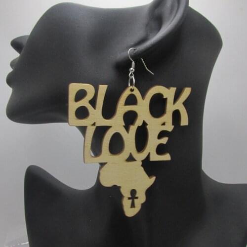 Free Shipping! Newest Black Love Africa Ankh Earrings can mixed 4 colors