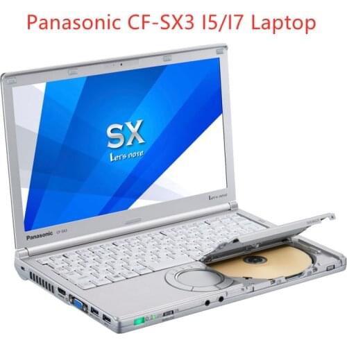 2021 Used Computer Panasonic SX3 CF-SX3 I5 4300 /I7 4500 4G/8G diagnostic laptop WIFI With Driver Rugged with 256G SSD