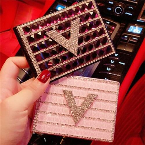 Blingbling Diamond drivers license luxury ladys drivers license holder motor vehicle driving license ultra-thin driving licen