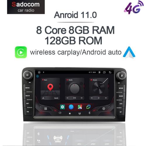 8" 2 din Android 10.0 Car DVD player 8 Core 64GB ROM 4GB carplay autoradio car radio 4G LTE For Audi A3 2002-2010 2011 S3 RS3 RN