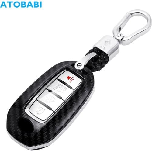 ABS Car Key Case 3 4 5 Buttons Smart Keyless Entry Remote Control Fobs Protector Cover For Infiniti QX60 2019 2020 QX50 2021 Q60