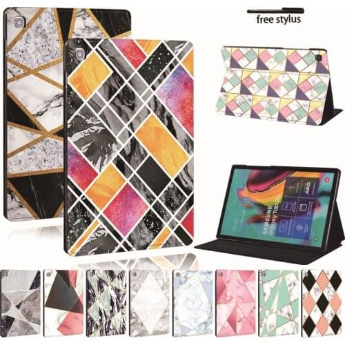 For Samsung Galaxy Tab A A6 7.0 10.1/Galaxy Tab E 9.6"/Tab A 10.1/S5E 10.5"/Tab S6 Lite 10.4" Printed Leather Tablet cover Case
