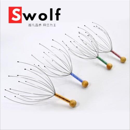 Claw Massager Body Massager Octopus Head Scalp Neck Equipment Stress Release Relax Massage Tens Pain Relief Head Care