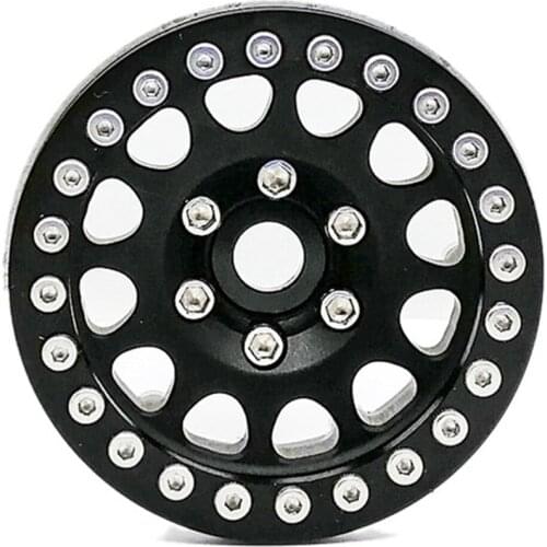 1.9 Inch Alloy Wheel Rims Hub for TRX4 SCX10 90046 D90 90048 Universal 1:10 Simulation Climbing Car