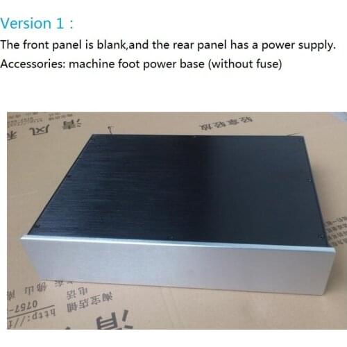 Size W430 H90 L308 Different Version Aluminum Chassis Amplifier Case Preamp Enclosure DAC Box 4309 DIY Power Amplifier