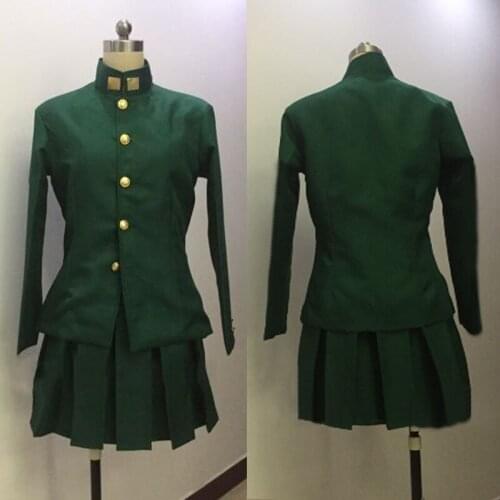 CostumeBuy JoJos Bizarre Adventure Kakyoin Noriaki Cosplay Costume Female version Girl skirt Halloween Outfits custom made