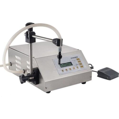 Digital Control Pump Liquid Filling Machine LCD display mini Portable Electric perfume Water drink milk bottles filler 110V-220V