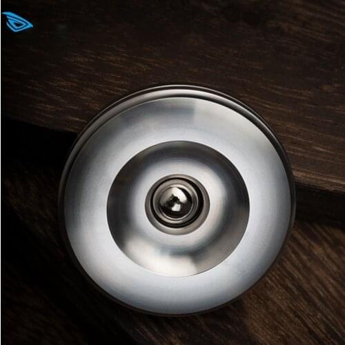 Metal Pop Gambit Coin Fingertip Top EDC Magnetic Finger Stress Reliever Autism Anxiety Relief Hand Push Pocket Toys Funny Gifts