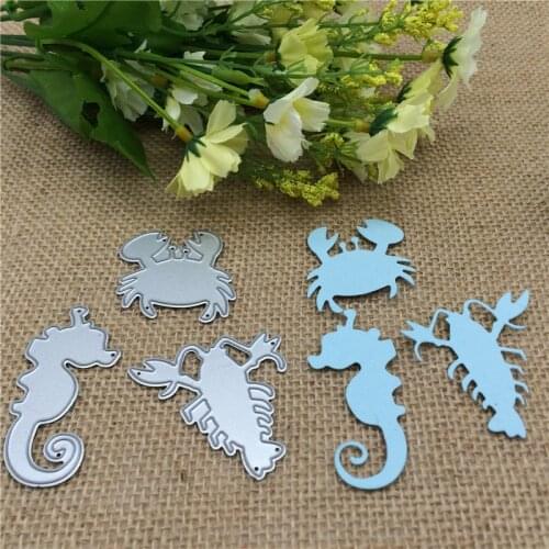 Crab Metal Cutting Dies Stencils for DIY Scrapbooking/photo album Decorative Embossing DIY Paper Cards