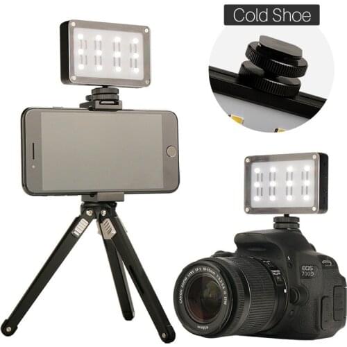 Mini DSLR Camera Fill Light Adjustable 12 Lamp Beads USB Charging Fill Light for Mobile Phone GDeals