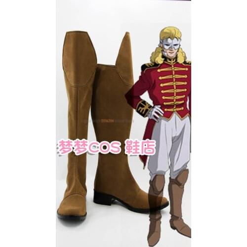 Mobile Suit Zeta Gundam Full Frontal Anime Characters Shoe Cosplay Shoes Boots Party Costume Prop