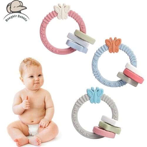 Naughty Bubble Baby Silicone Teethers
