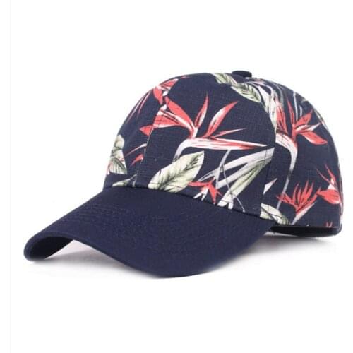 2020 New Fashion Floral Printed Baseball Cap Men Women Snapback Floral Couple Hats Cotton Summer Caps Kpop Cap Bone Sport gorro