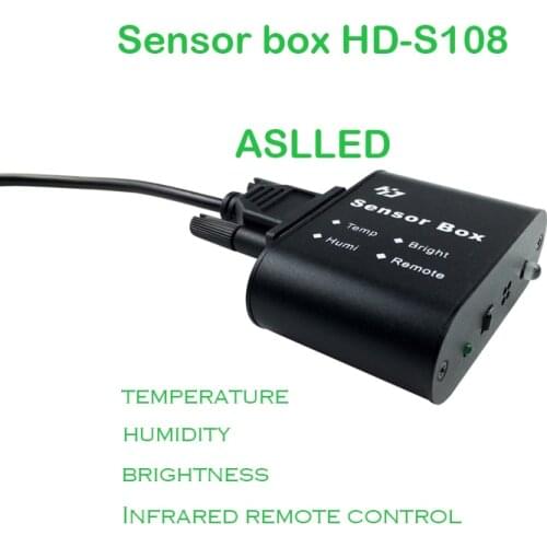 Full color multi-function sensor box HD-S108 Real-time monitoring of ambient temperature and humidity, brightness sensor